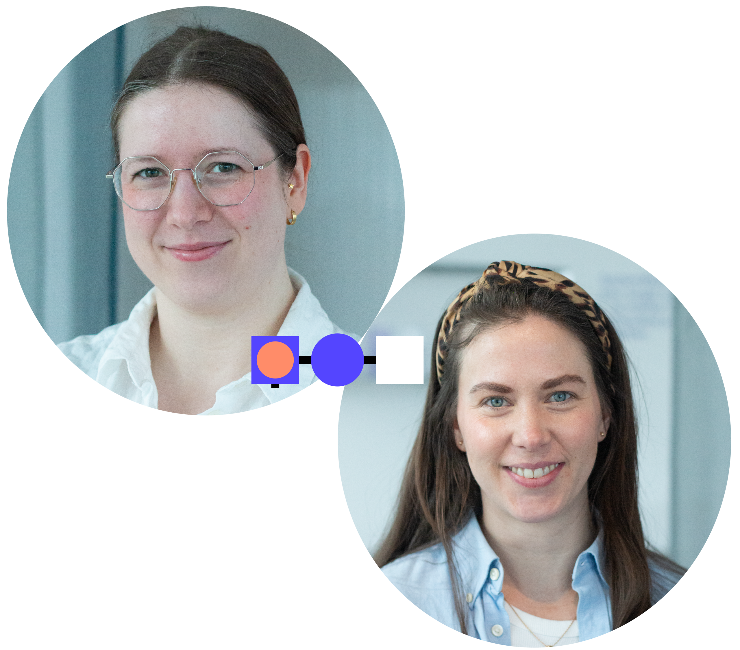 Image of two customer success employees